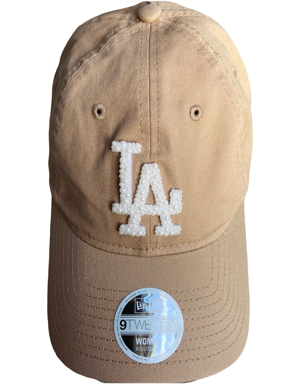 LA Dodgers Pearl Logo Hat - adjustable